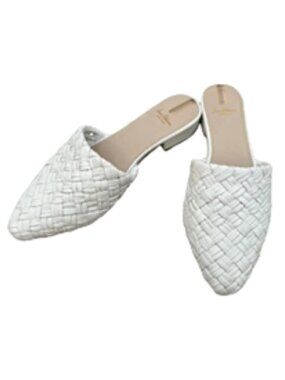 Sam Edelman Women's Page Mule, bright white, 7.5